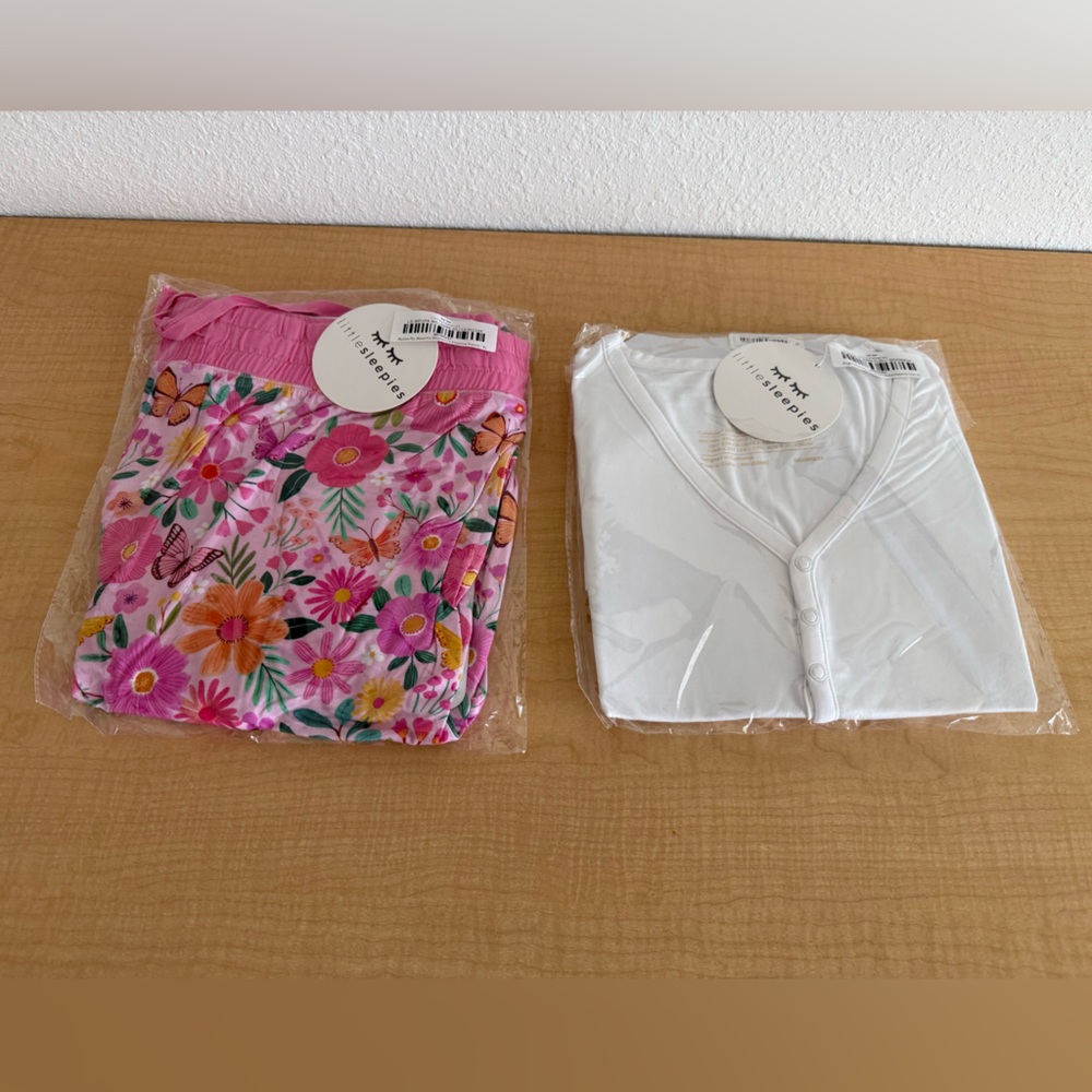 Little sleepies butterfly blooms women’s pajama pants and top both XL and NWTS